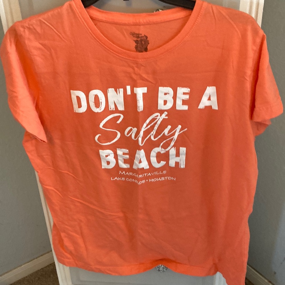 Peach color cute t shirt